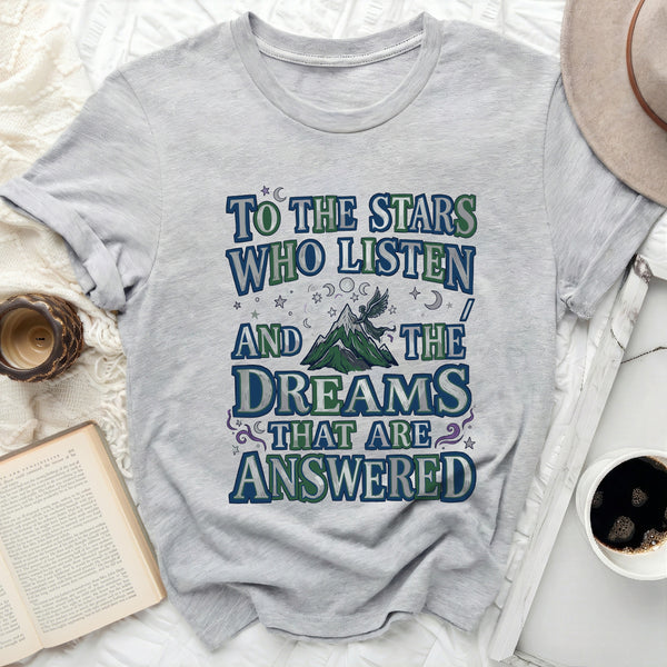 Silver Script Summit Tee in Athletic Heather