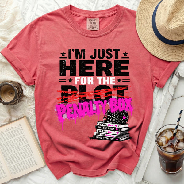 Penalty Box Drama Hockey Tee in Watermelon