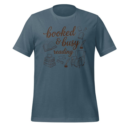 Booked and Busy Reading Graphic TShirt