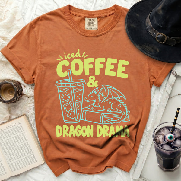 Dragon Drama Tee in Yam