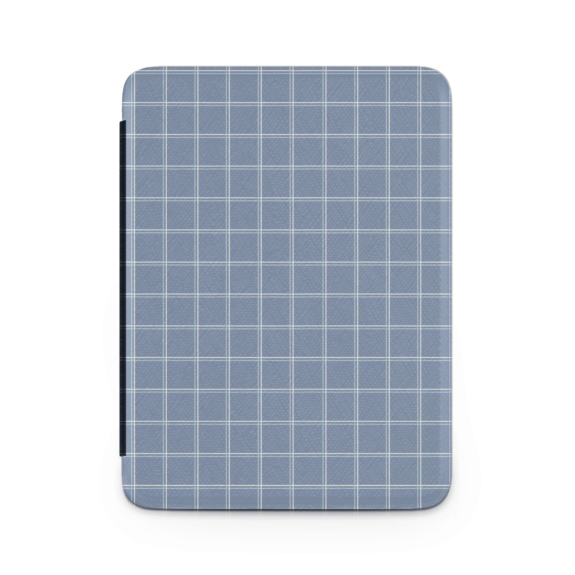 Blue Grid Pattern Design iPad Case Cover