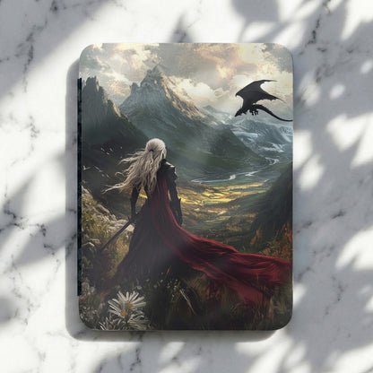 Majestic Fantasy Dragon Mountains Valleys Warrior product type