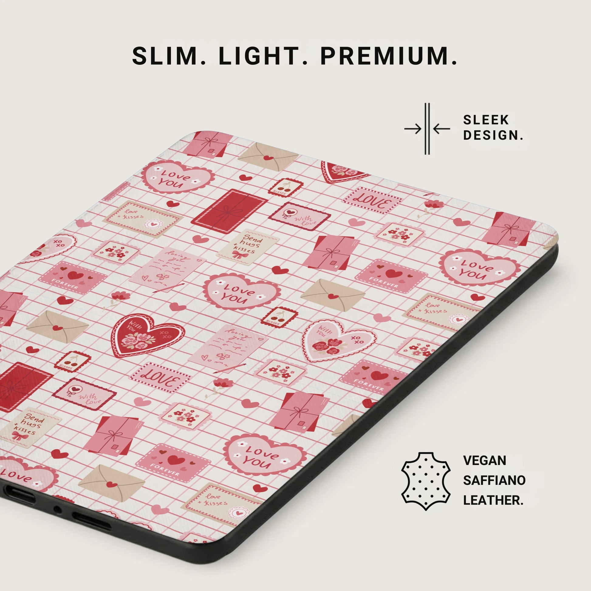 Slim Light Premium Vegan Saffiano Leather product