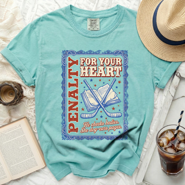 Penalty For Your Heart Tee in Island Reef