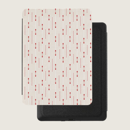 Red Dotted Arrows Pattern Protective Case for E-Reader