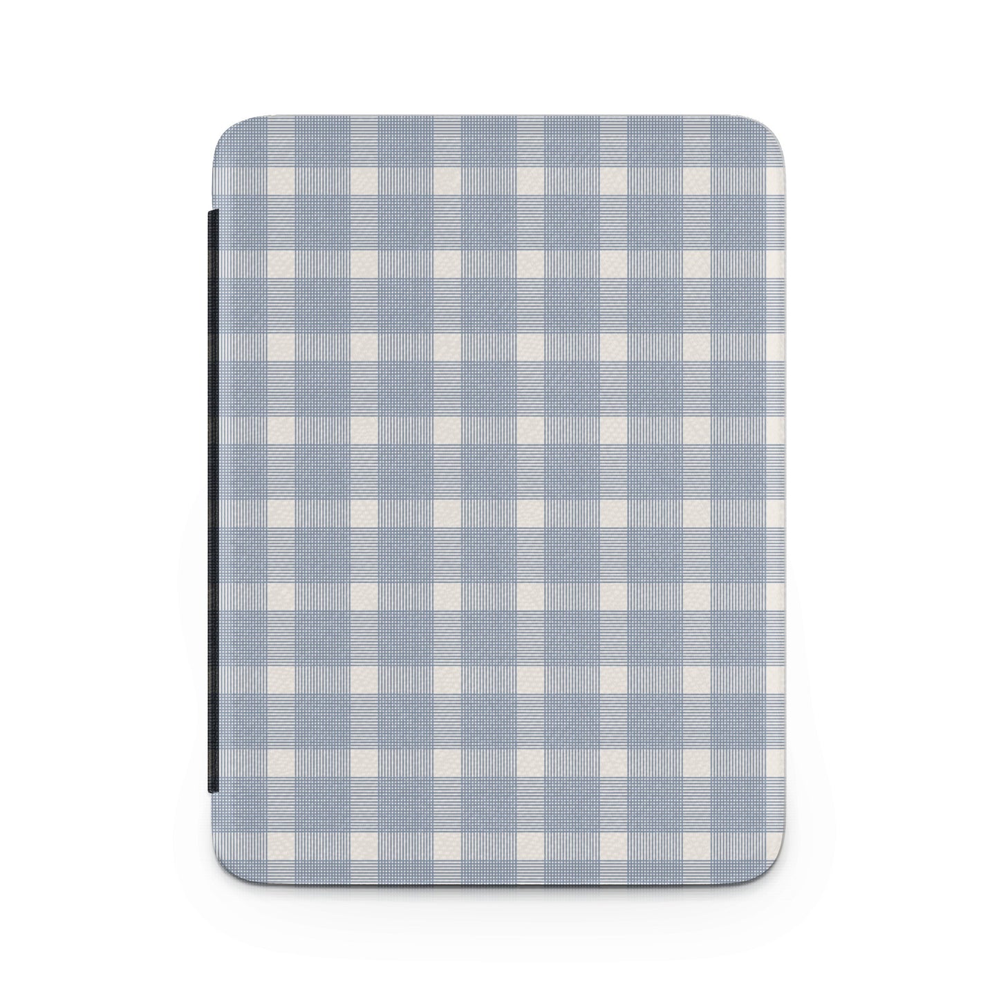 Classic Blue and White Gingham Patterned Product Cover
