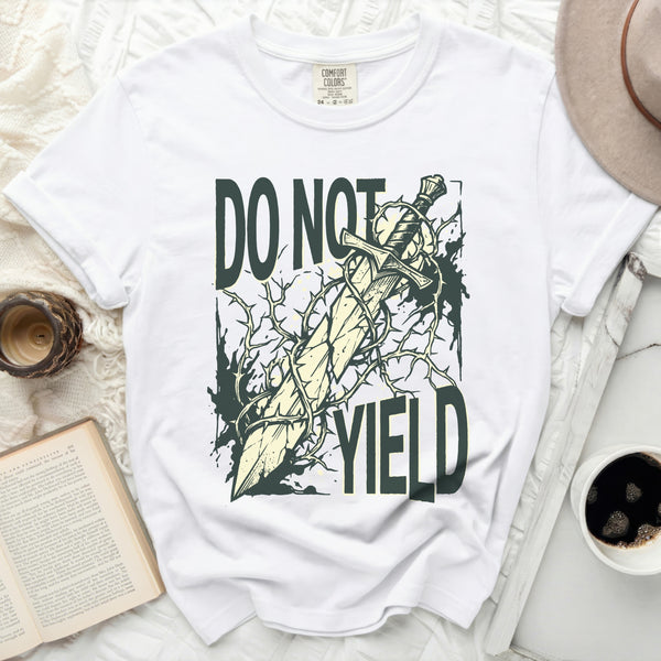 Defiant Blade Tee in White