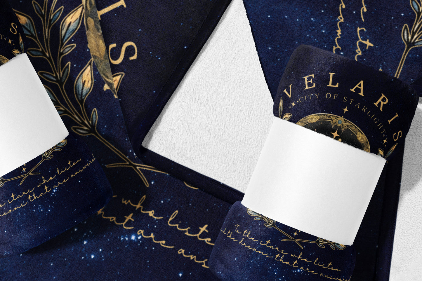 Dreamy Celestial Design Throw Blanket for Cozy Nights