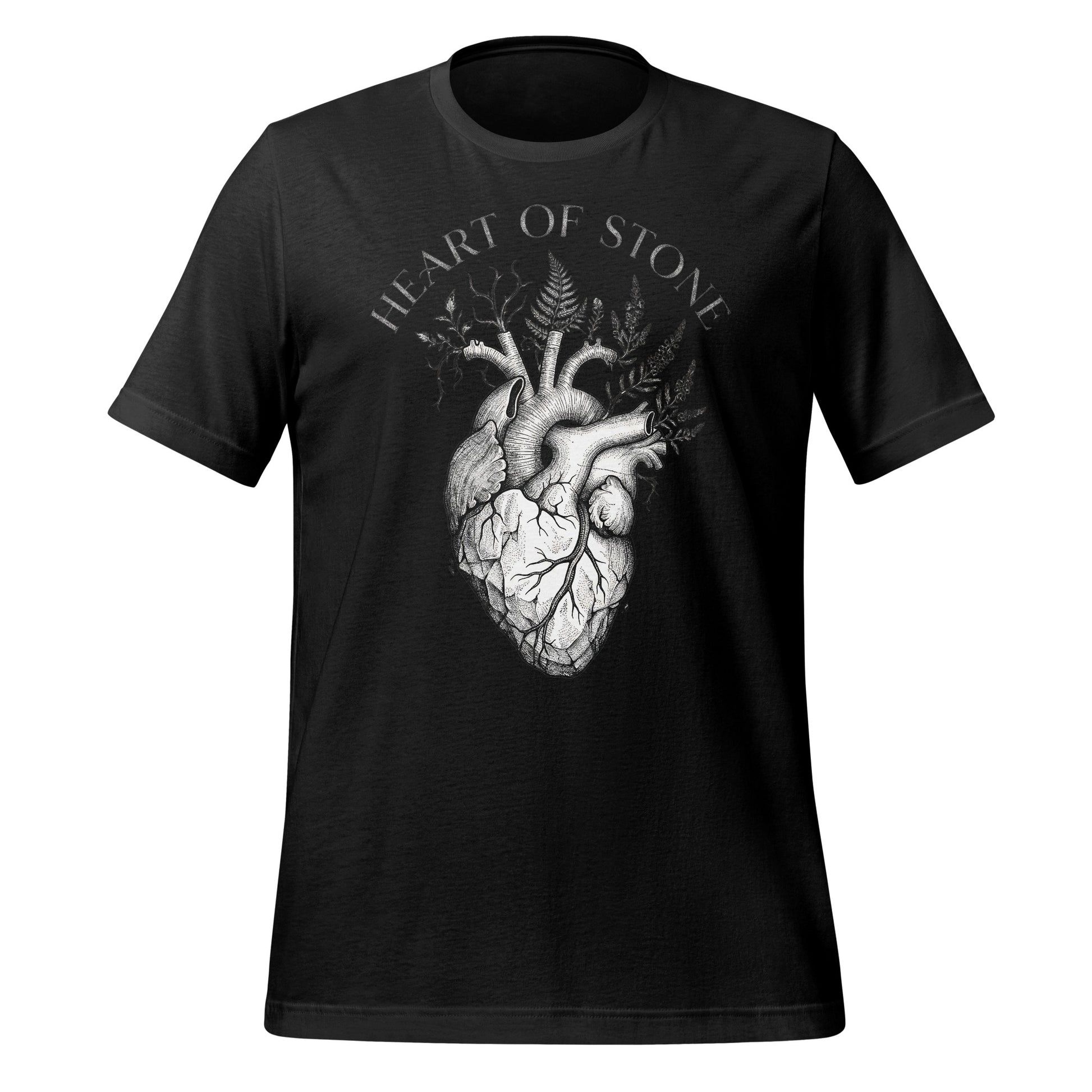 Heart of Stone Artistic Graphic T-shirt