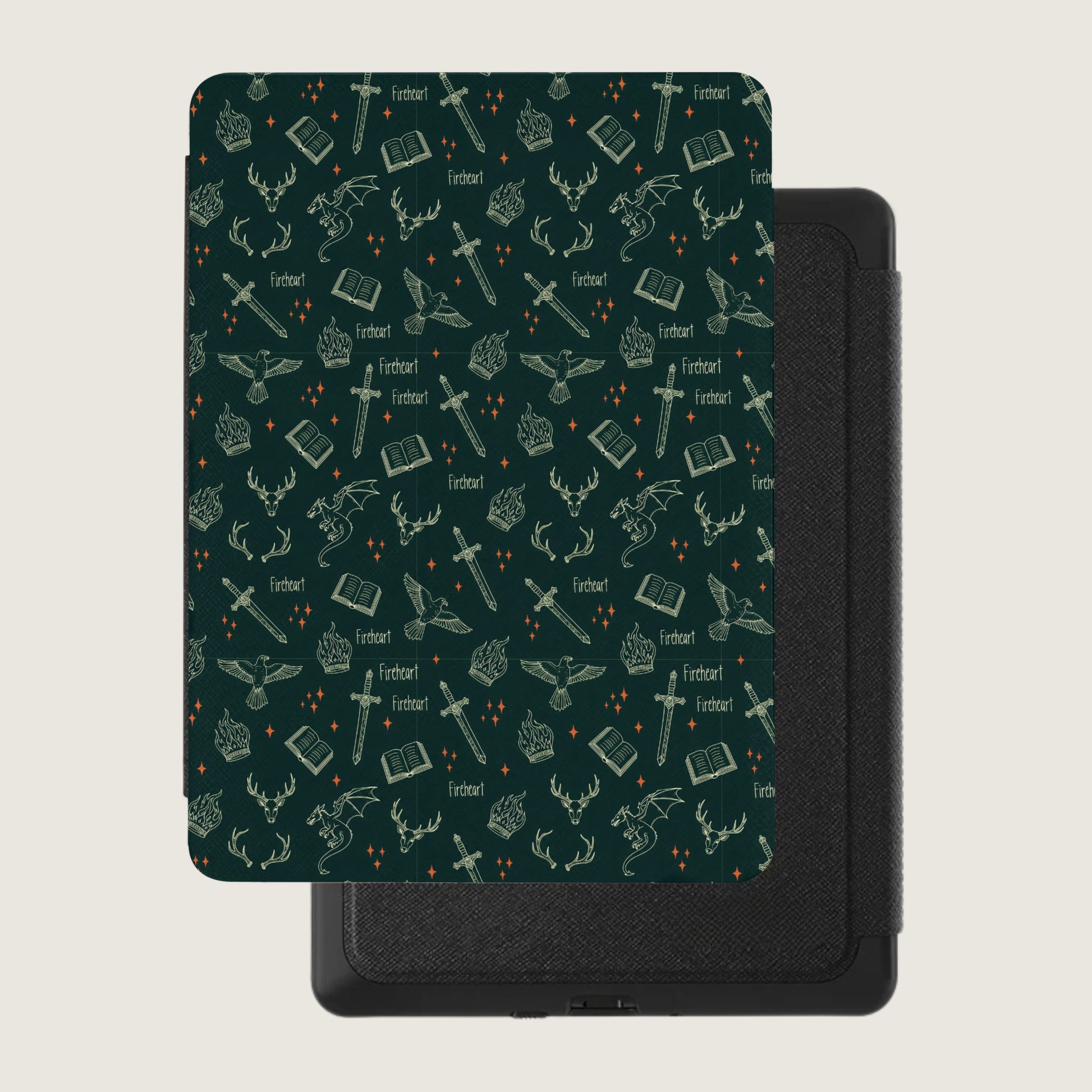 Fireheart Swords Dragons Books Deer Eagle Pattern product type