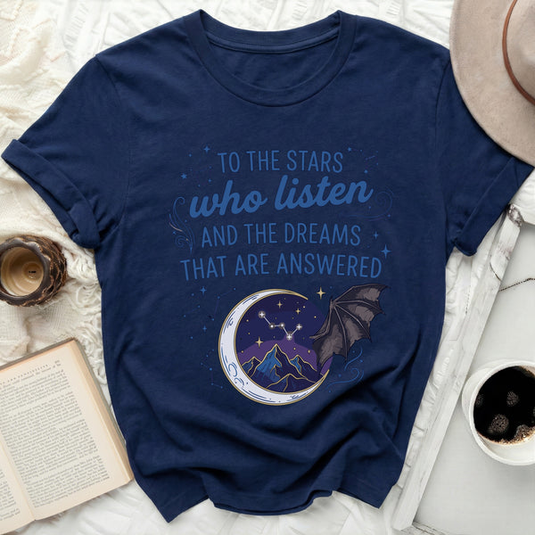 Starfall Dreams Graphic Tee in Navy
