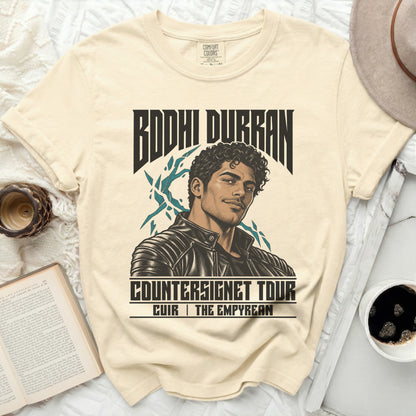 Bodhi Durran Countersignet Tour CUIR The Empyrean graphic t-shirt.