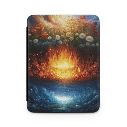 Golden Sky Poppies Daisies Burning Flames Cosmic Swirl product type