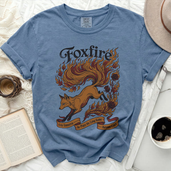 Foxfire Autumn Court Tee in Blue Jean