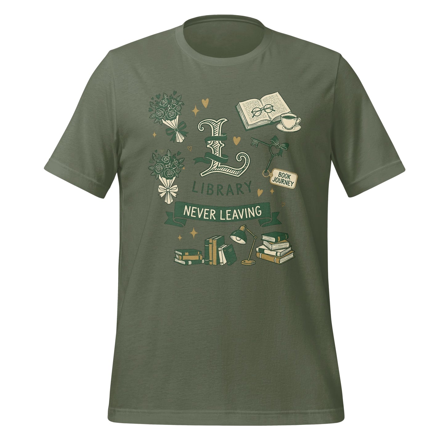 Library Never Leaving Book Journey Graphic Shirt