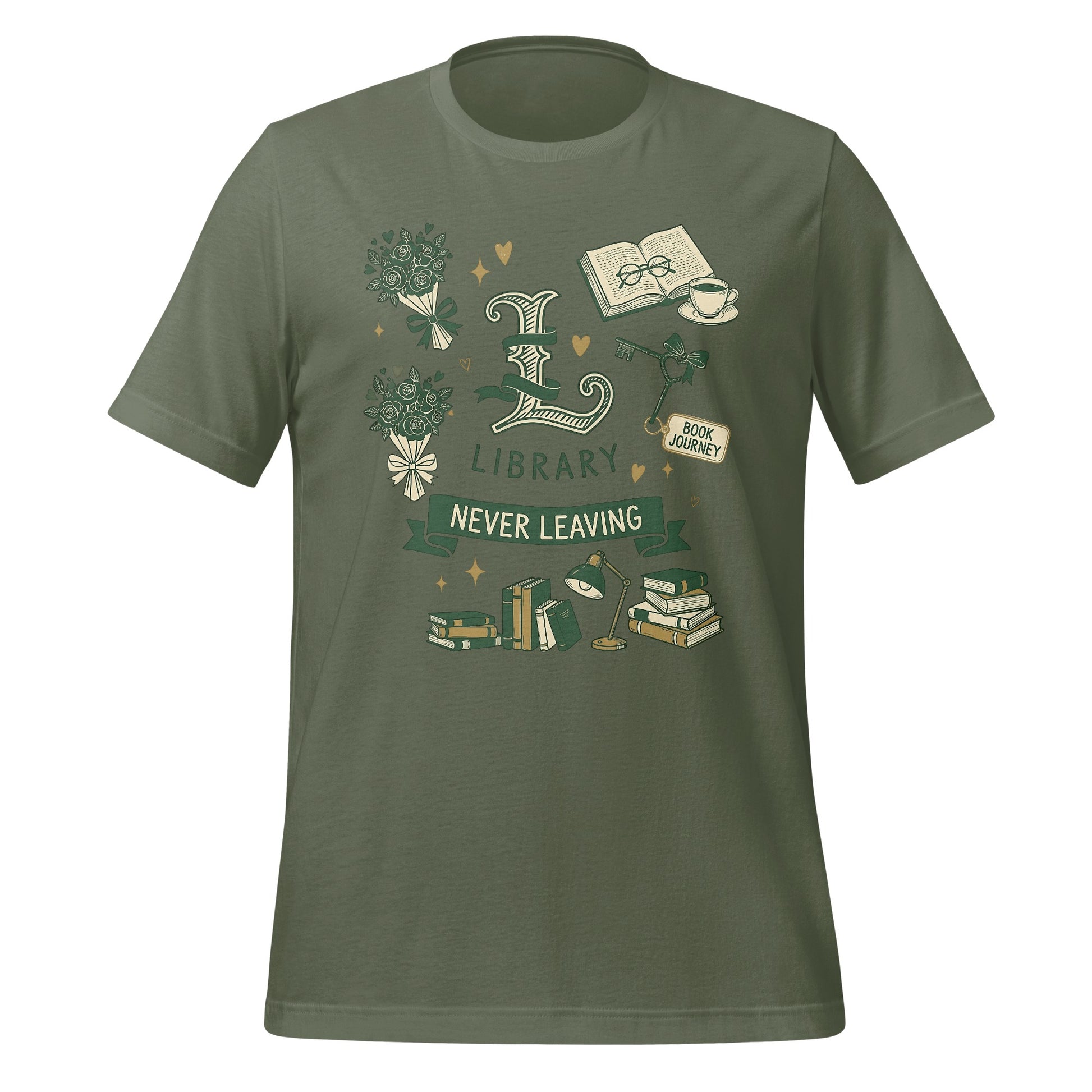 Library Never Leaving Book Journey Graphic Shirt