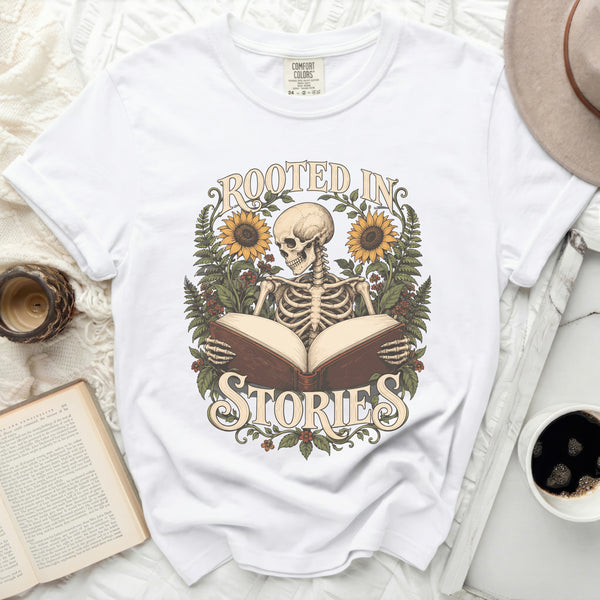 Rooted In Stories Tee in White