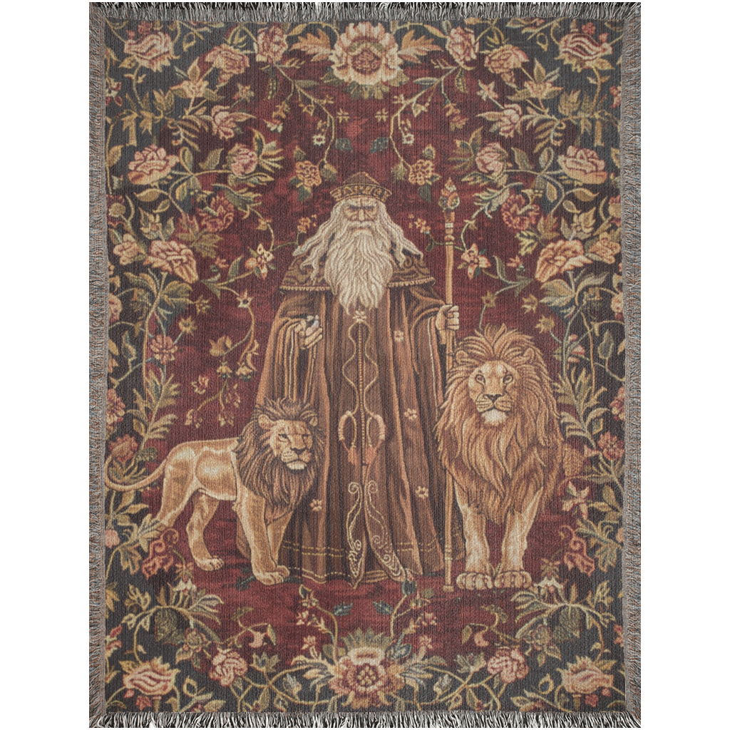 🏰 Medieval Tapestry – Hogwarts Inspired Common Room Wall Art