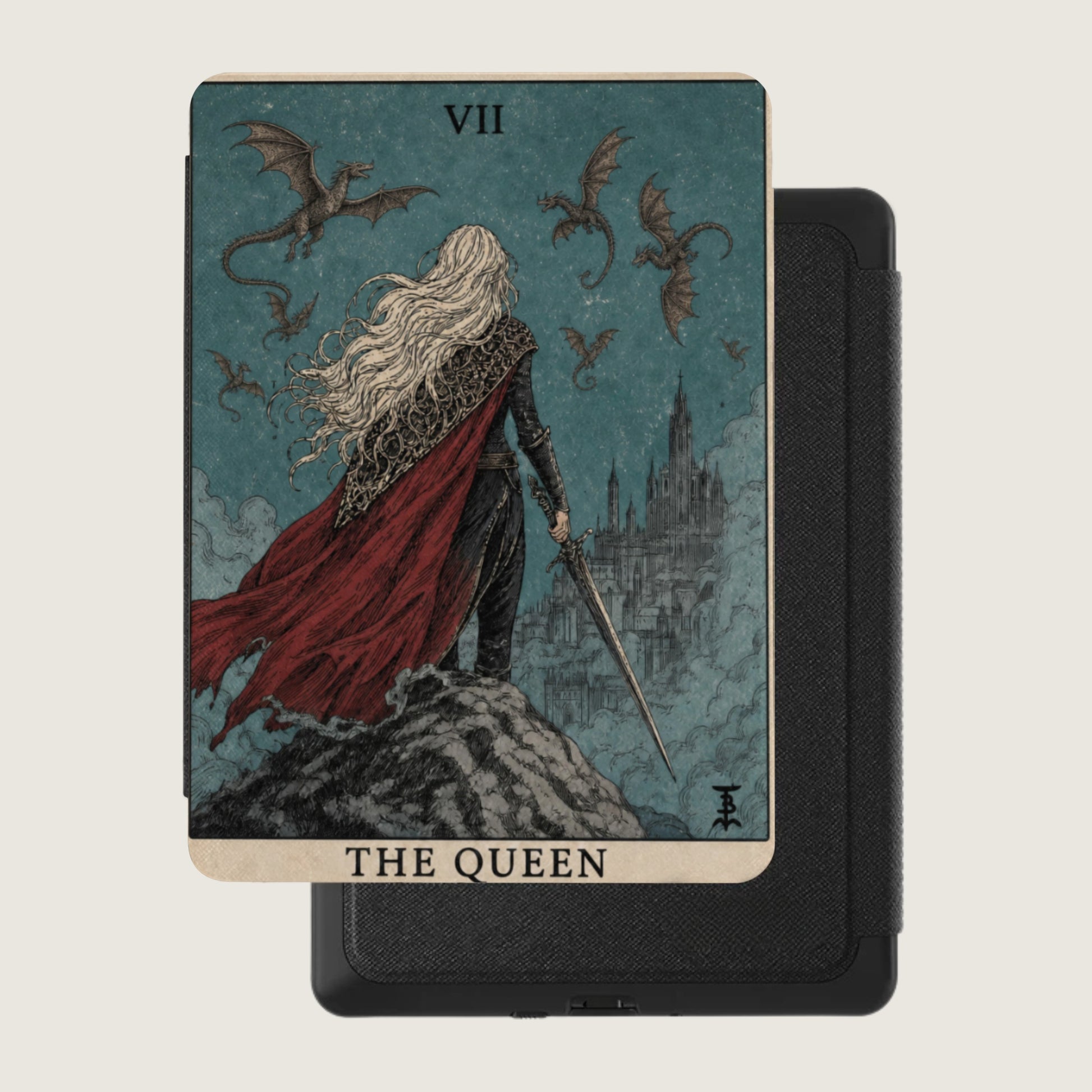 Tarot card, "The Queen VII