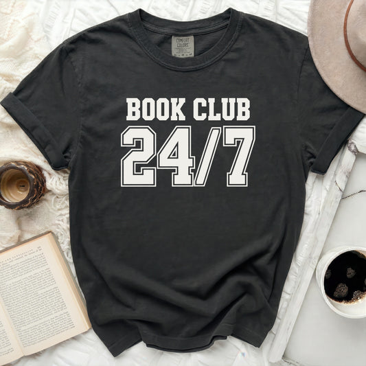 Book Club 24/7 Tee