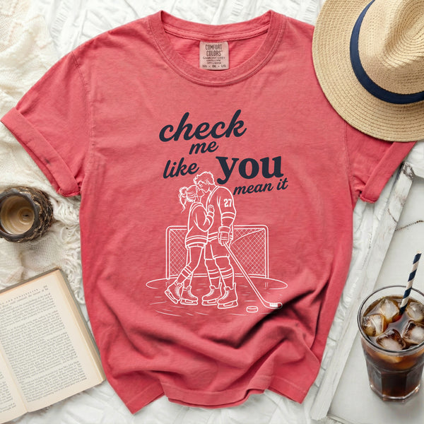 Check Me Like You Mean It Tee in Watermelon