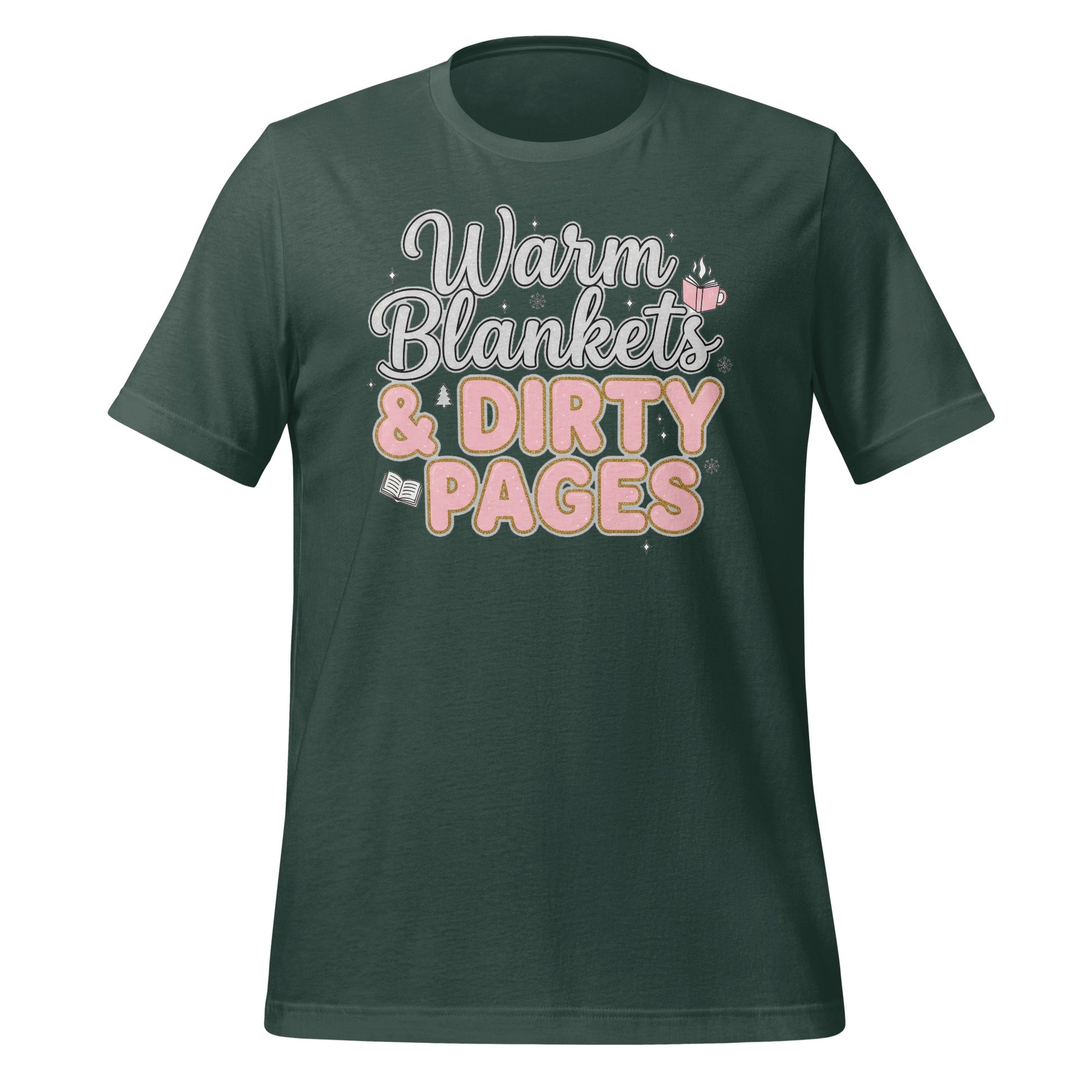 Warm Blankets and Dirty Pages Graphic Tee Product