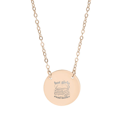 Hot Girls Read Books Pendant Necklace Jewelry