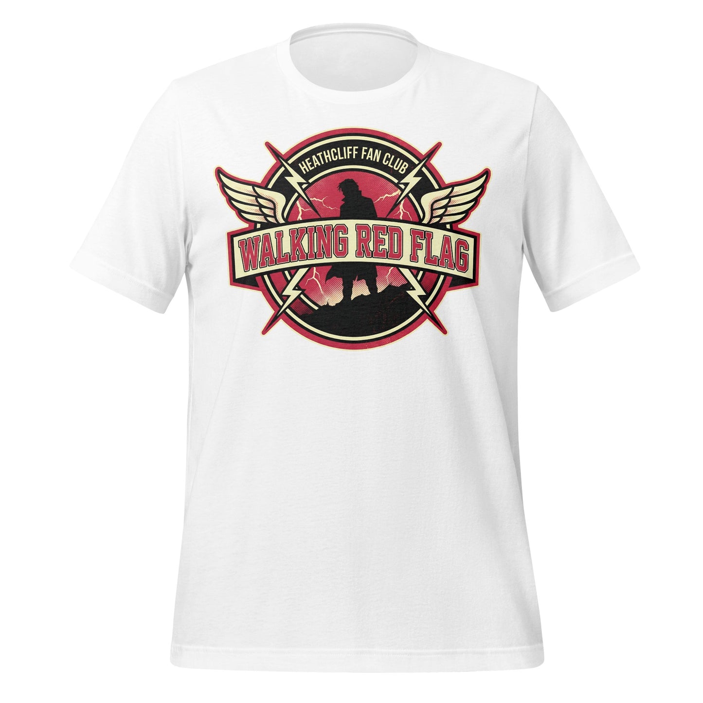 Heathcliff Fan Club Walking Red Flag T-Shirt