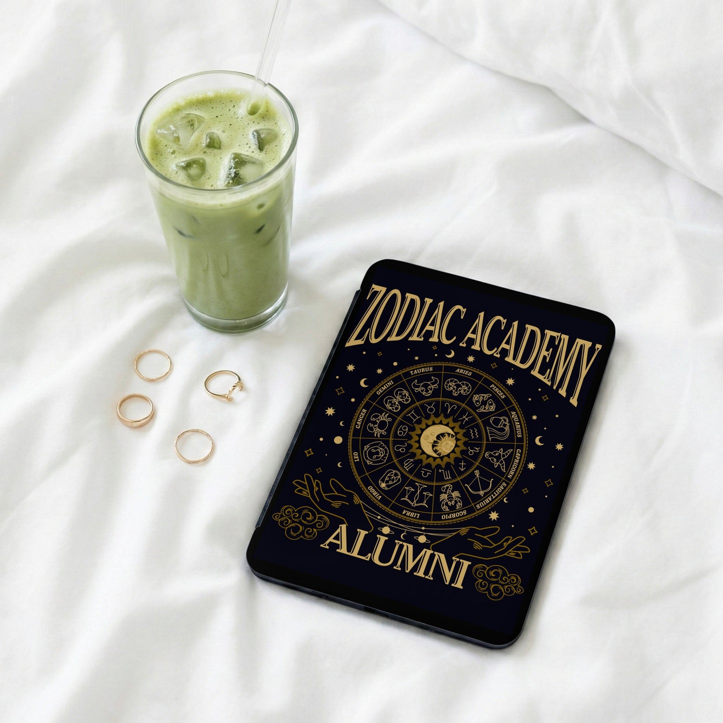 Zodiac Academy Alumni Gold Astrology Stars Moon product type