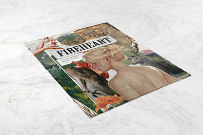 Fireheart Art Collage Print Wall Decor