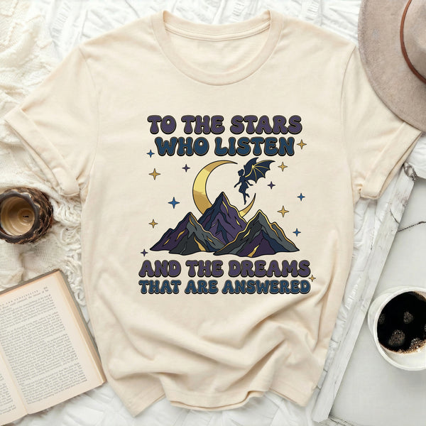 Starlit Illyrian Flight Tee in Natural