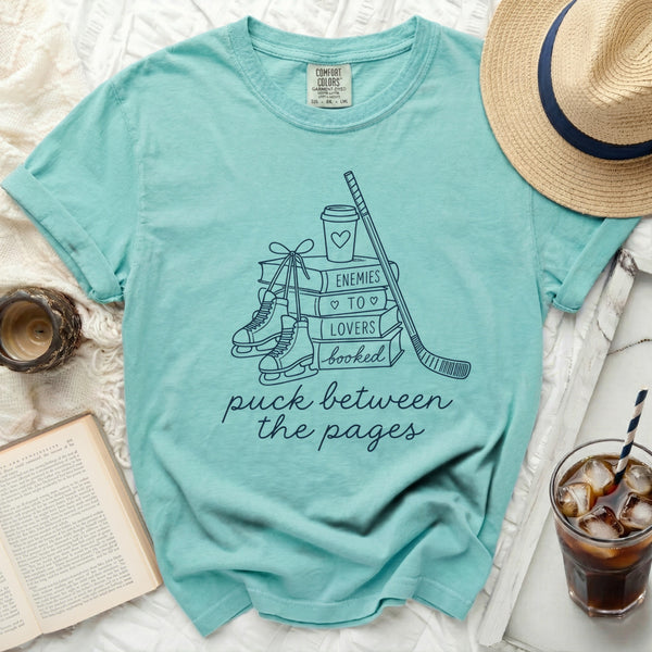 Puck Between The Pages Romance Tee in Island Reef
