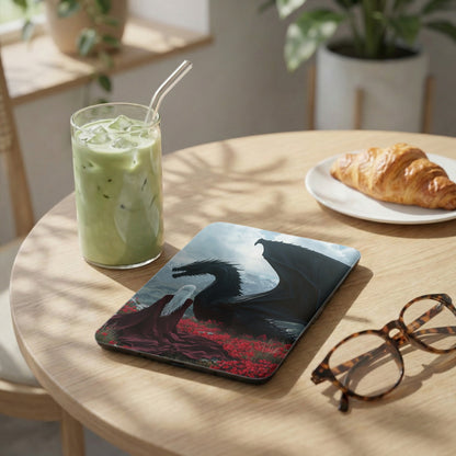 Dark Dragon White Hair Red Cloak Poppies Product Type