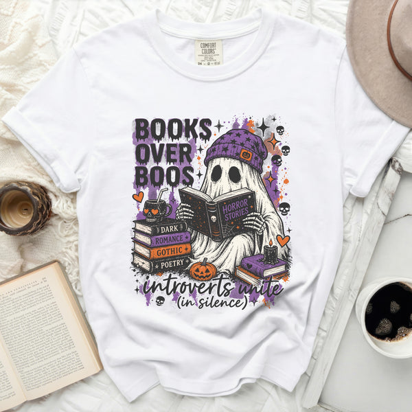 Ghost Reader Tee in White