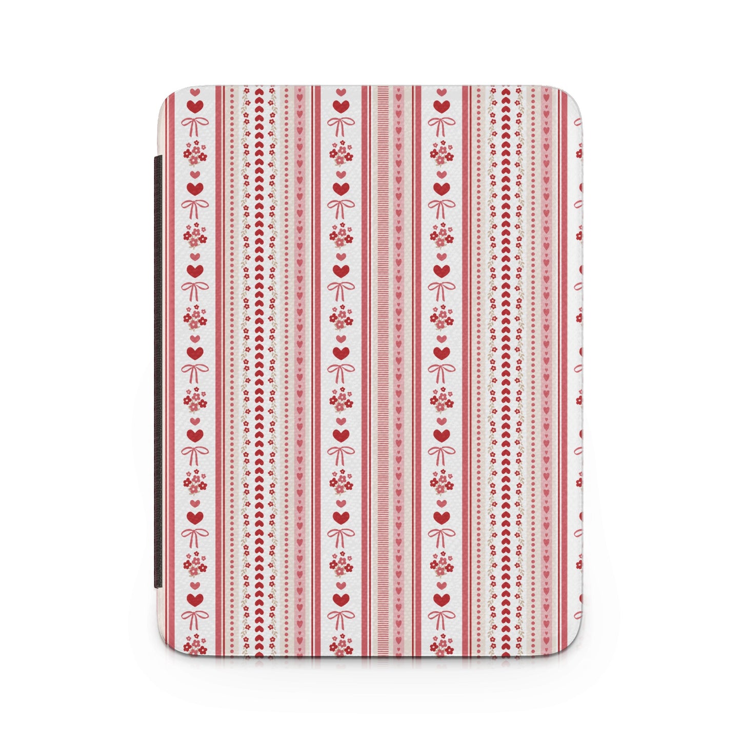 Red Hearts and Bows Patterned Case Stylish Cover
