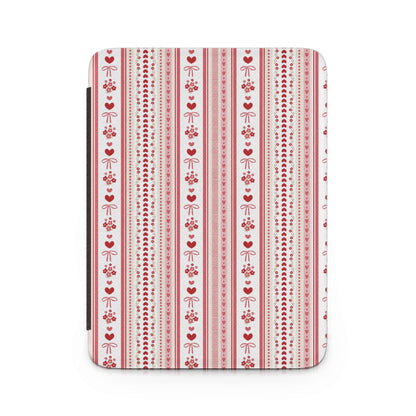 Red Hearts and Bows Patterned Case Stylish Cover
