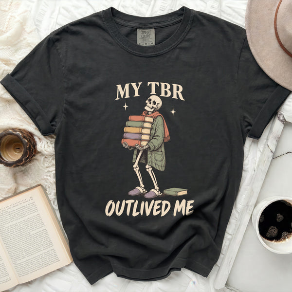 TBR Outlived Me Tee in Black