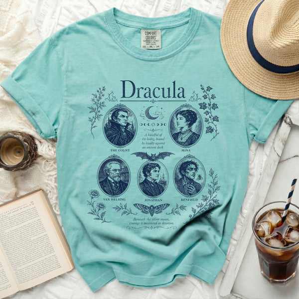 Vintage Dracula Tale Tee in Island Reef