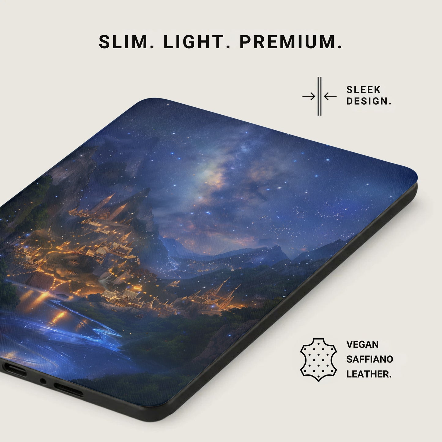 Slim Light Premium Sleek Design Night Galaxy City product type