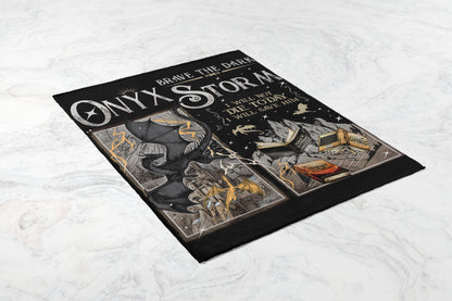 Brave the Dark Onyx Storm Graphic Print Blanket