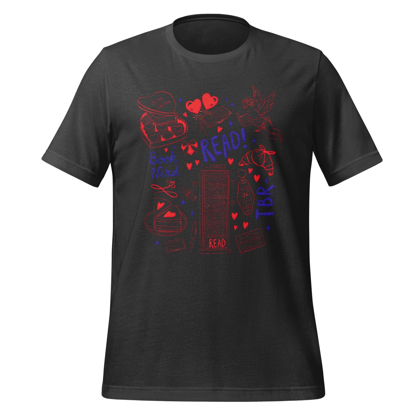 Read Book Nerd TBR Graphic Tee Shirt