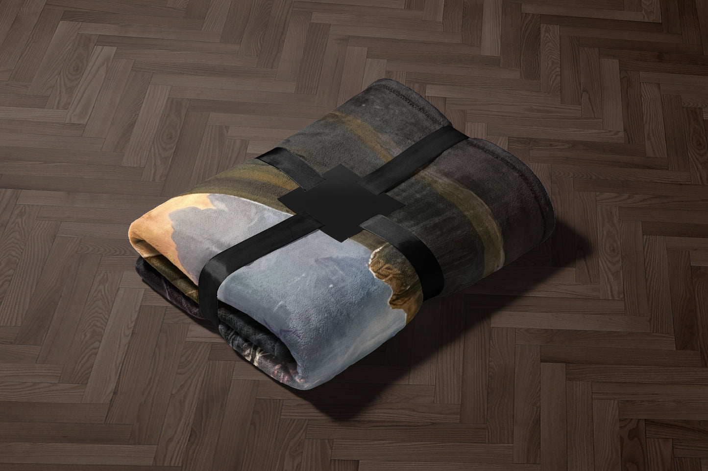 Cozy Abstract Art Patterned Blanket