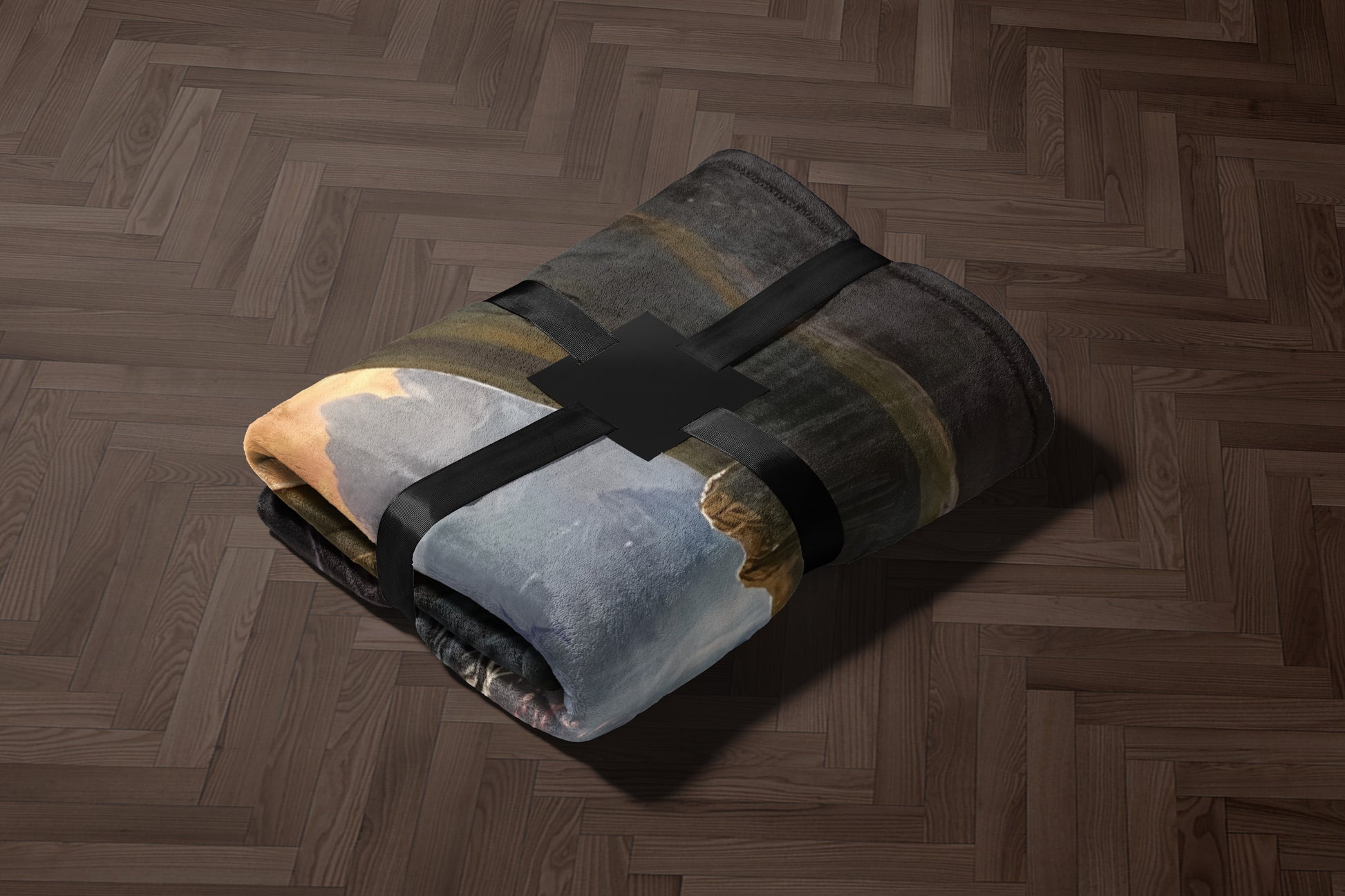 Cozy Abstract Art Patterned Blanket