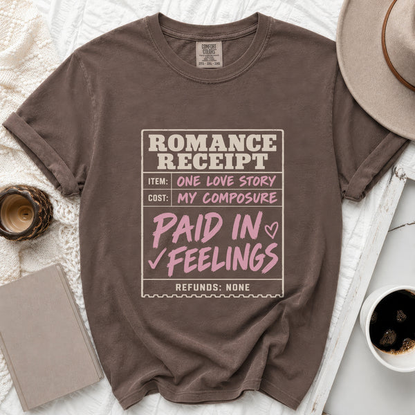 Romance Receipt Tee in Espresso