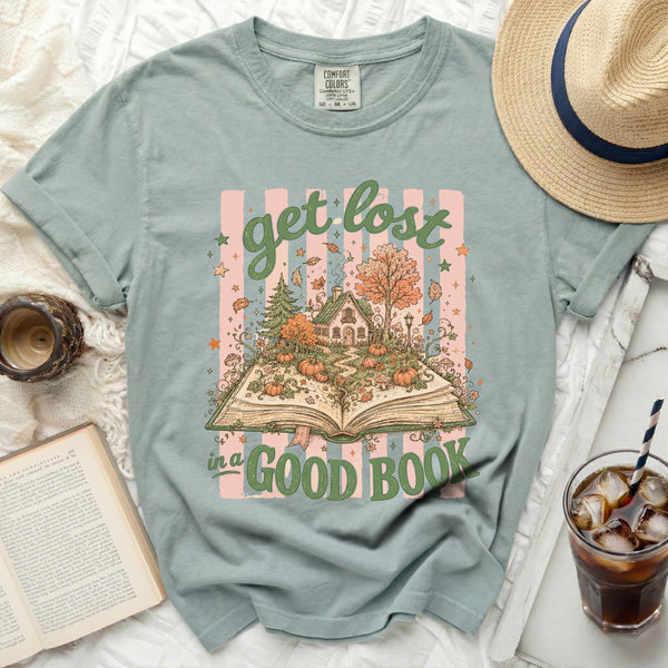Autumn Storybook Tee in Bay