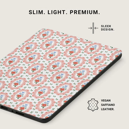 Slim Light Premium Floral Design Vegan Leather Product