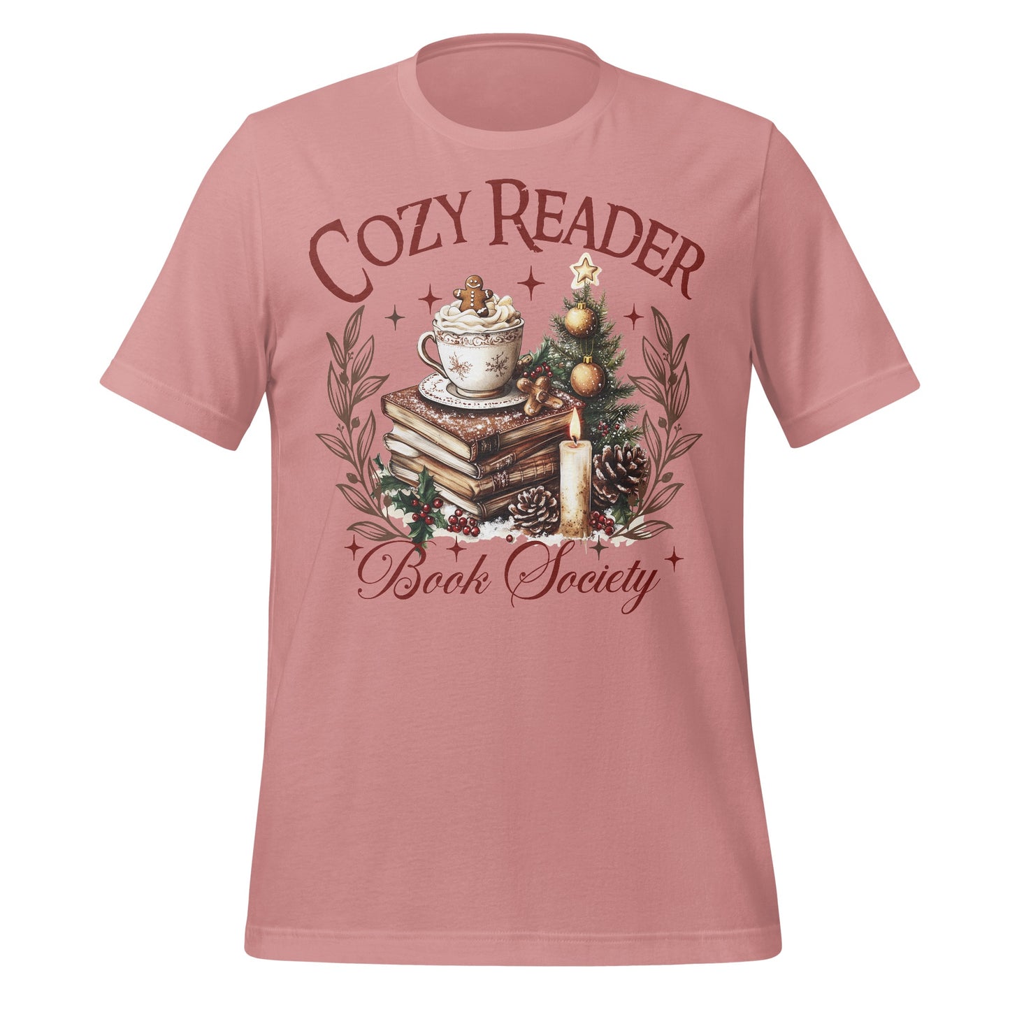Cozy Reader Book Society Graphic T-Shirt