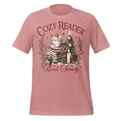Cozy Reader Book Society Graphic T-Shirt