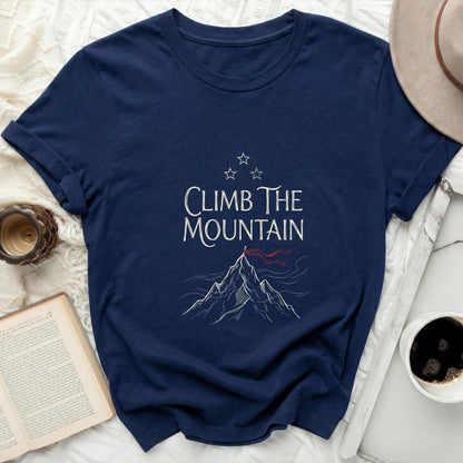 Climb The Mountain Inspirational Adventure Graphic Tee product type
Climb Mountain
Inspirational Tee
Graphic T-Shirt
Adventure Top
Outdoor Apparel
Motivational Shirt
Mountain Design
Star Graphic
Navy Blue Tee
Dark Blue Top
Nature Lover
Goal Achiever
Journey Theme
Peak Seeker
Summit Conqueror
Casual Clothing
Printed Design
Unique T-Shirt
Red Flag Mountain
Aspiration Shirt