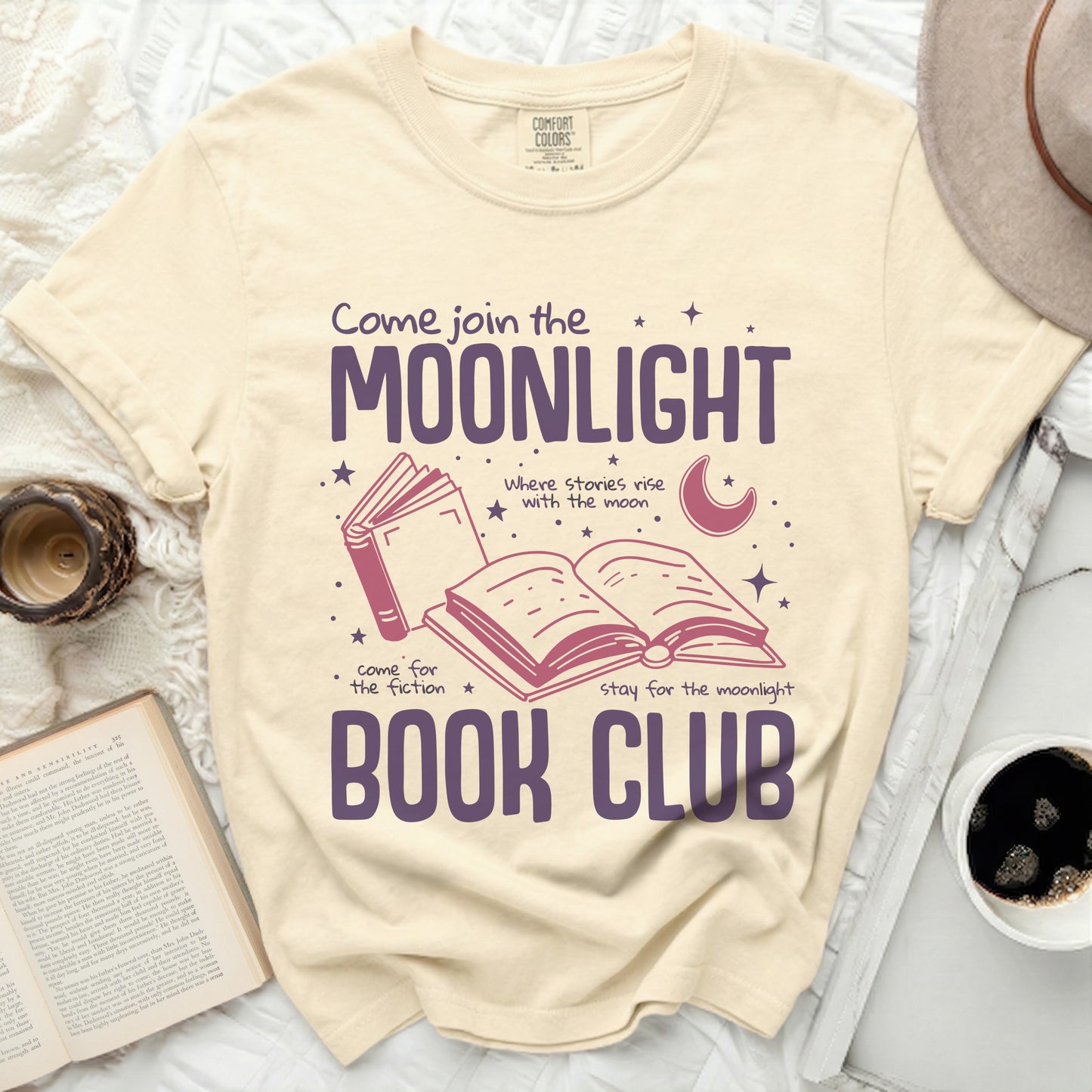 Come join the Moonlight Book Club: come for fiction, stay for the moonlight.
